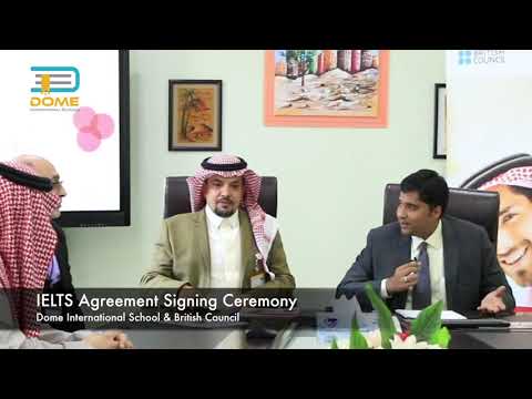IELTS Agreement Signing Ceremony
