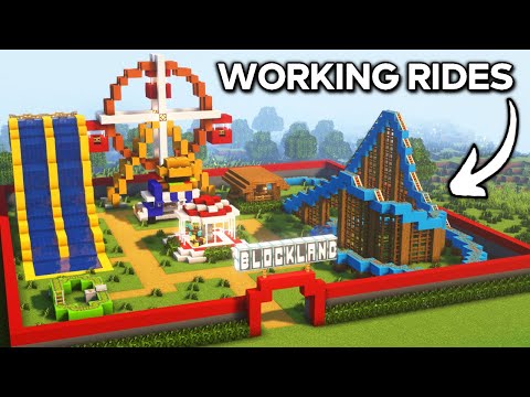 Minecraft Working Amusement Park Tutorial🎢