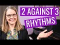 How to Play TWO Against THREE Rhythms on the Piano - [Feat. Debussy's Arabesque No. 1]