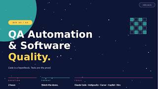 ⭐ **AI Test Automation: TDD, Playwright, A11y, AI PR Review | Day 3 of 5**