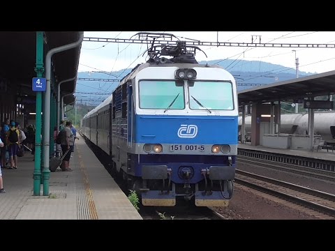 ČD 151.001 - Ex 148 HUKVALDY - Návsí - 24.7.2016