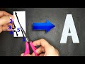 Letter Cutting Tutorial From A To Z For Beginners Uppercase Part 1 Of 2
