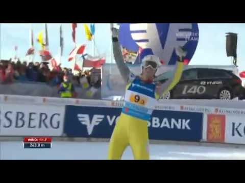 Rune Velta Vikersund 2012 243m - PB Deutsch