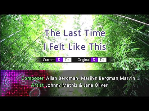 The Last Time I Felt Like This - Johnny Mathis (Karaoke Version)
