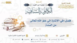 فصل: في الإشارة إلى علوّ الله تعالى من السنة - لفضيلة الشيخ عبدالرحمن بن ناصر البراك (54) image