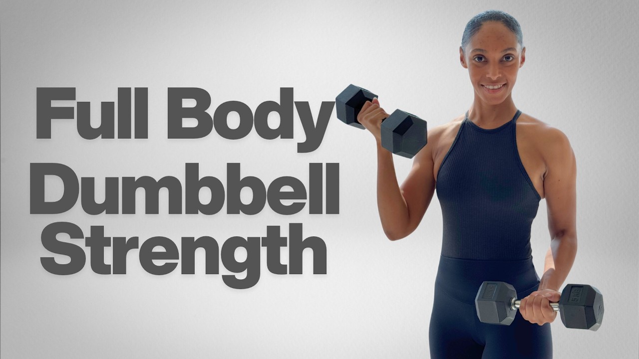 20 min Dumbbell Full Body Strength Workout | Build Muscle at Home