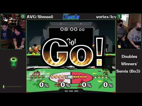 CT GamerCon 6 - Shmeeli/AVG (Green) vs. Icy/vortex (Red) - Melee Doubles WSF