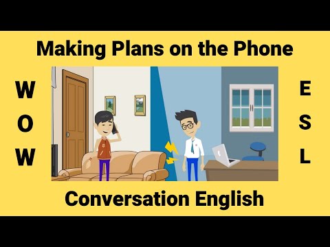Vocabulary Tutorial - Dinner Plans on the Telephone