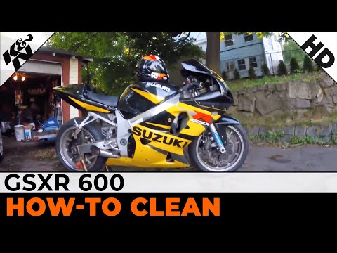 How to clean a K&N filter in a 02 GSXR 600