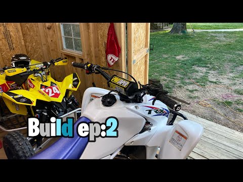 Honda TRX450r handlebar install and setup!