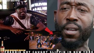 Uncle Murda PULLED UP on Freddie Gibbs in New York (YOU MUST SEE THIS)