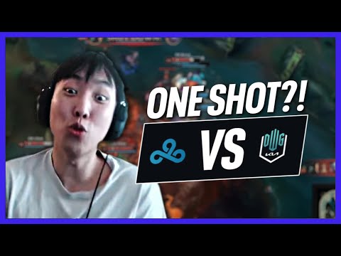 THE FATTEST ONE SHOT I'VE SEEN IN C9 VS DK | Doublelift