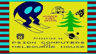 This Horace Goes Skiing Load Screen For The ZX Spectrum Will Bring Back Memories!