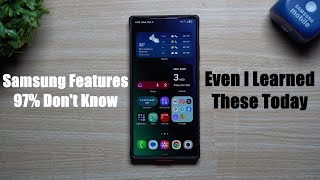 Samsung's Hidden Features Even I Learned Today - 97% of you Don't Know These