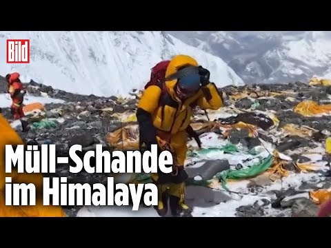 Müll-Problem auf dem Mount Everest: Sherpa zeigt dreckigstes Camp | Himalaya