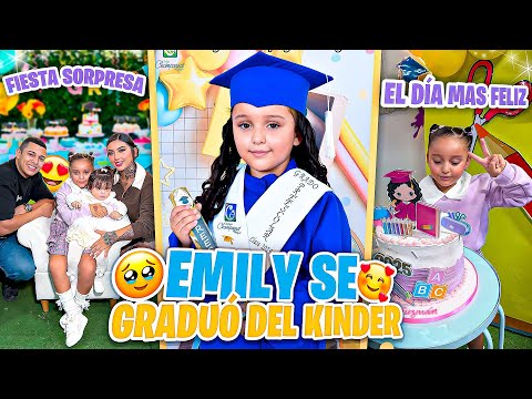 EMILY SE GRADUÓ DEL KINDER *fiesta sorpresa*