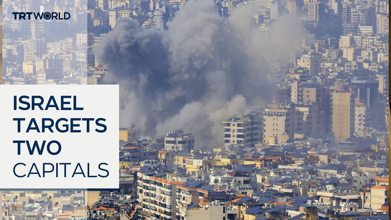 Israel announces simultaneous strikes on Tehran and Beirut