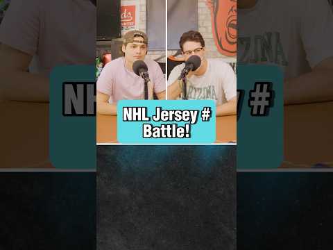 Who Can Pick the LOWEST Jersey Numbers? 🤔🏒 #nhl #shorts