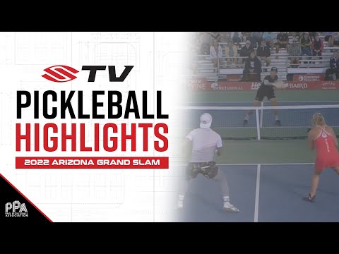 Ben Johns Overpowering Forehand Pickleball Highlight - 2022 PPA Arizona Grand Slam Mixed Doubles