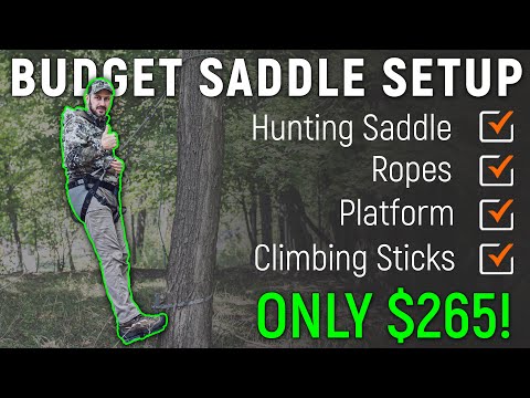 A BUDGET saddle hunting setup anyone can afford!