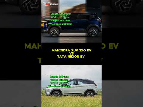 XUV 3XO EV vs Nexon EV 2026 🔥 Detailed Size & Interior Comparison