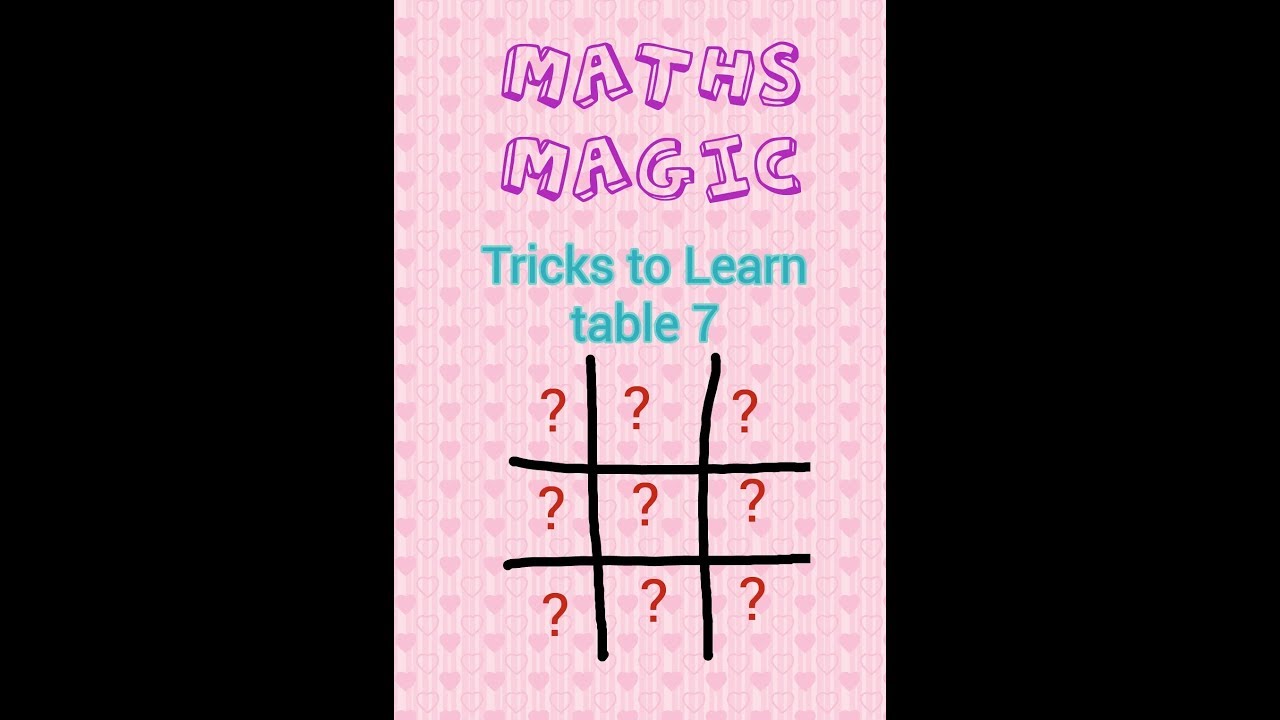 7 Times Table Tricks