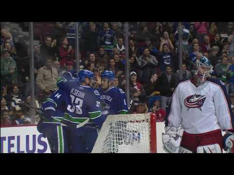Canucks Vs Jackets - Alex Burrows 3-2 Goal - 01.05.10 - HD