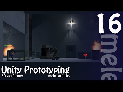Making Your First Game: Unity 3D Zombie Shooter Platformer - Melee Attacks