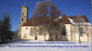 preview picture of video 'Joy to the World FEN-Kammerchor Männerchor Feuchte Eck Neuhausen'