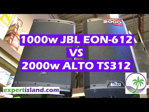Sound TEST JBL EON612 vs Alto TS312 Head to Head comparison