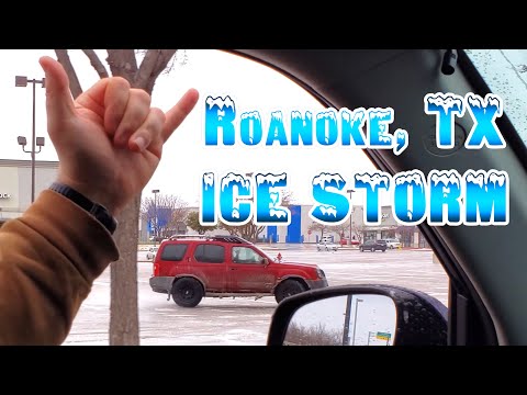 Roanoke, Texas - Ice Storm Donuts (02-01-2023)
