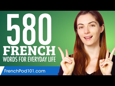 580 French Words for Everyday Life - Basic Vocabulary #29