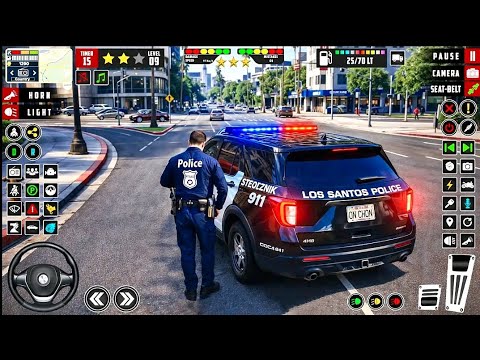 🚓Police Car Chase Simulator 3D - Real City Cop Pursuit Gameplay (Android)
