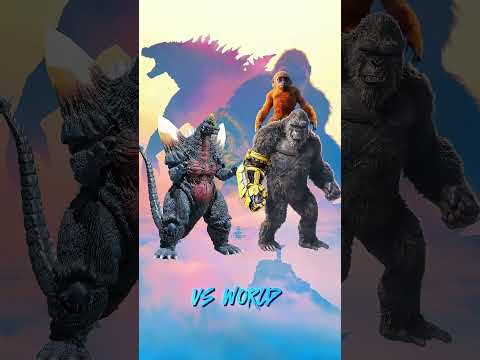 Space Godzilla vs Godzilla x kong The New Empire All Characters
