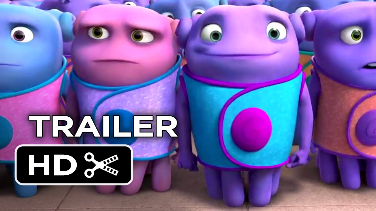 Home Official Trailer #2 (2015) - Jim Parsons, Rihanna Animated Movie HD - YouTube