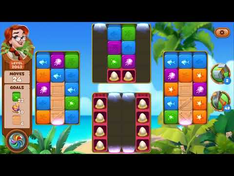 Lost Island Blast Adventure Level 2042 NO BOOSTERS - A S GAMING ✔️