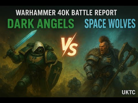 Dark Angels vs Space Wolves | Warhammer 40k Battle Report