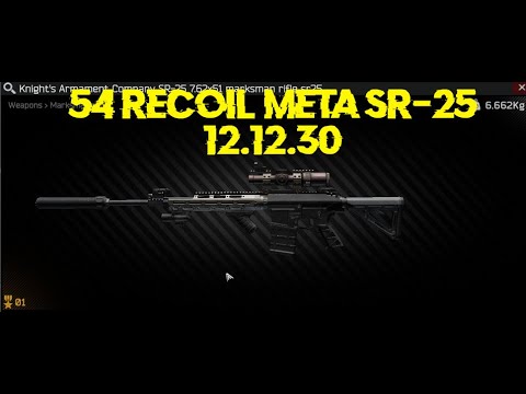 Meta SR-25 Build - Escape From Tarkov 12.12.30 ( Build in Desc.)