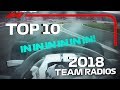 Top 10 Team Radio Clips of 2018