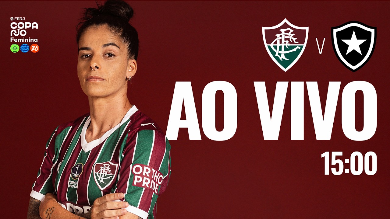 AO VIVO COM IMAGENS | FLUMINENSE X BOTAFOGO | COPA RIO FEMININA | 1ª RODADA