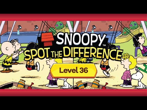 Snoopy Spot the Difference | Episode 2 | Level 36 | Normal