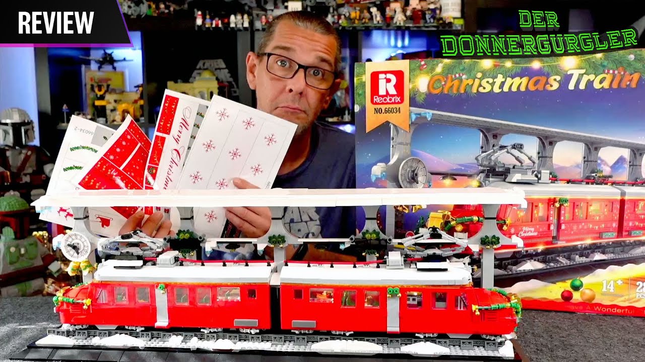 Reobrix - The Christmas Train - Churchill-Pfeil RAe 4 8 1021 - Weihnachtliches tapezieren