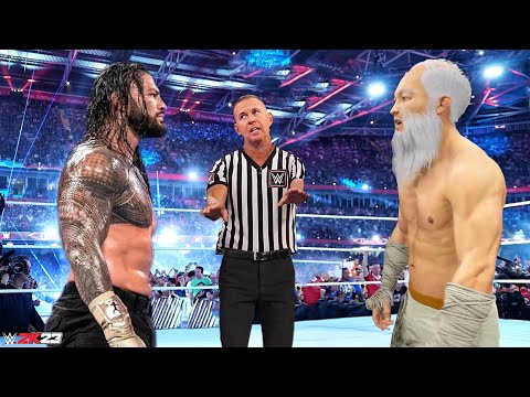 Full Match - Roman Reigns vs Old Bruce Lee | Iron Man Match 2023 | WWE 2K22 April 14, 2023