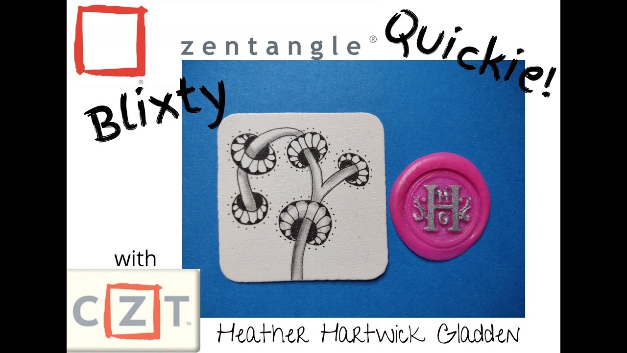 Zentangle® Quickie: Blixty