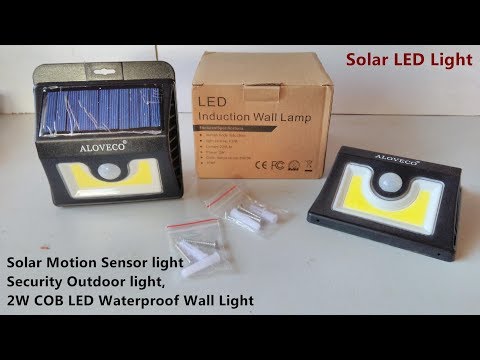 Solar Motion Sensor COB LED Lights