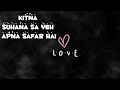 Kitna Suhana Sa Yeh Apna Safar Hai Slow Reverb Tiktokviralsong