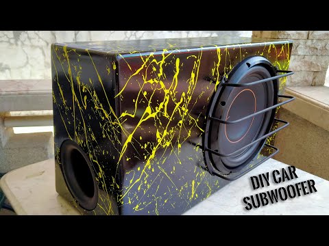 Custom Build Flare Ported Box for Pioneer D Series Car Subwoofer