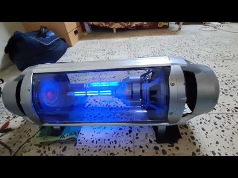 Kenwood Power Bass Reactor SW201X - Japan, Bass Test on 12V Power Supply