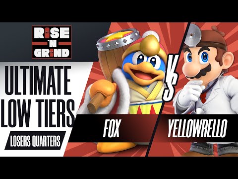 Fox (King Dedede) vs YellowRello (Dr. Mario) - Ultimate Low Tiers Losers Quarters - Rise N Grind 202