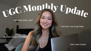 A DAY IN MY LIFE AS A CONTENT CREATOR | Monthly update of my UGC creator journey 🌱 #UGC #ugccreator